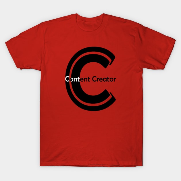 Content Creator - 02 T-Shirt by SanTees